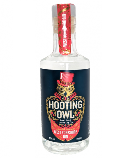 Hooting Owl West Yorkshire 'Spiced' Gin 42% (20cl)  (£9.50 Case Price)